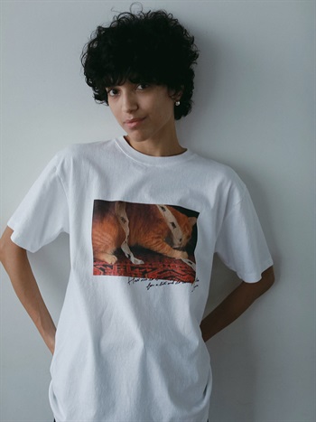 Suzume Tee/02_cat(01オフホワイト-ＸＬ)