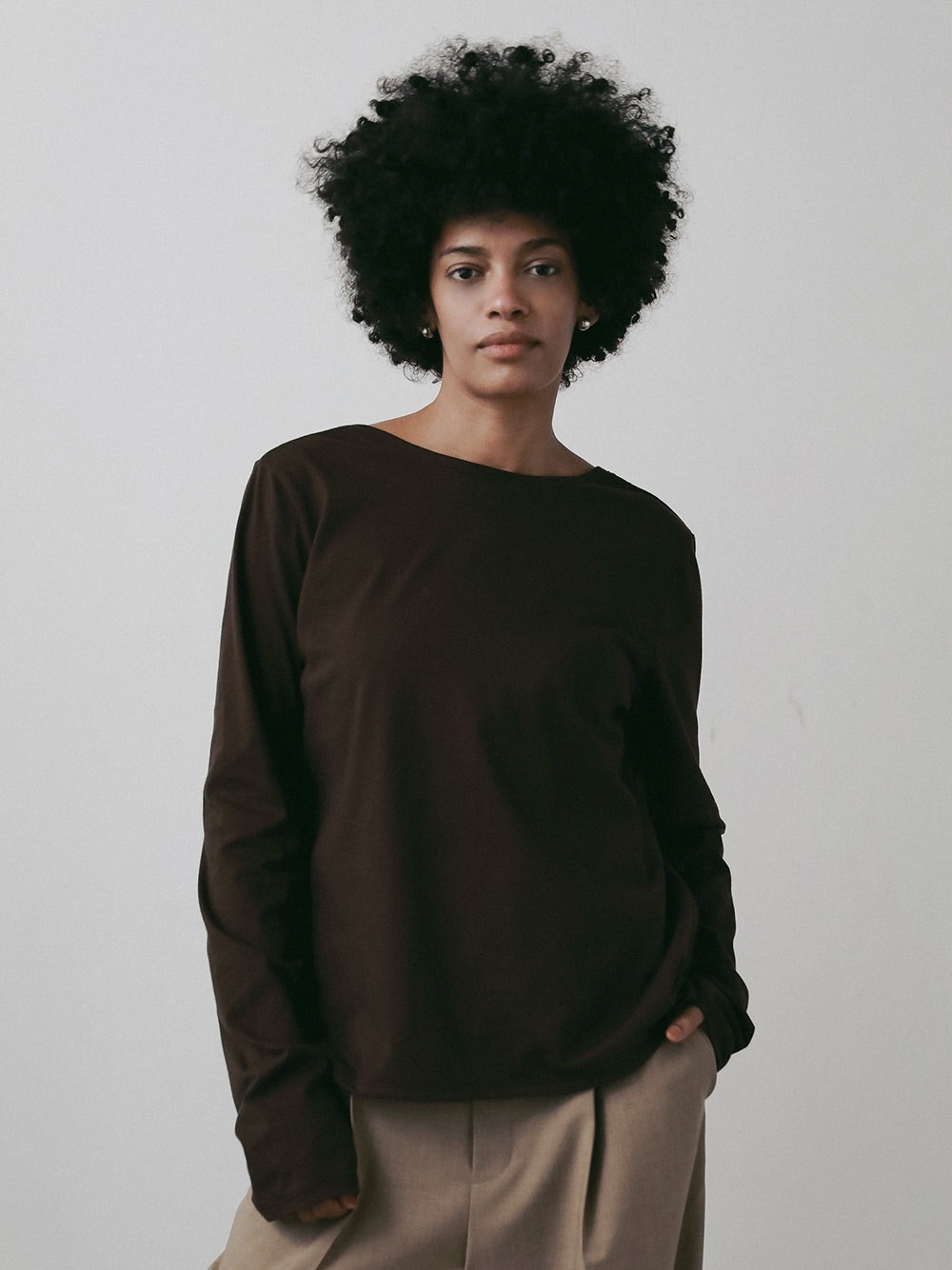 ニュアンスロングＴシャツ