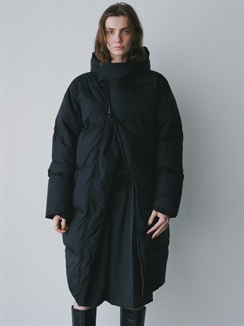 REMI×HER．ロングダウン(00ブラック-フリー)