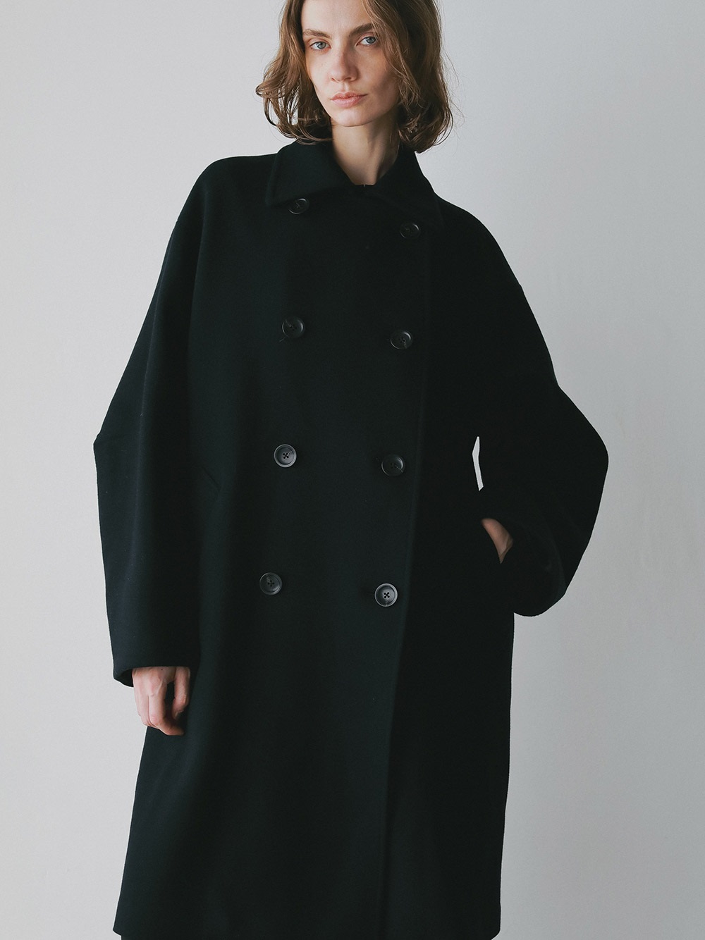 ウールダブルオーバーコート