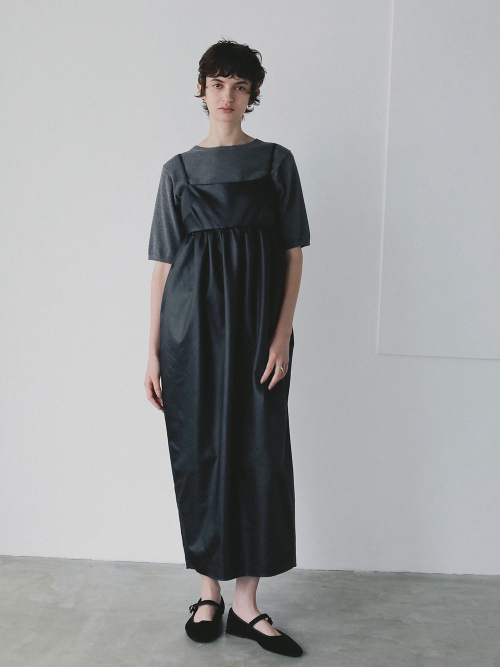 コクーンワンピース(00ブラック-１)