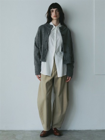 ＜10月下旬お届け予定＞カーブパンツ [Preorder](82ベージュ-１)