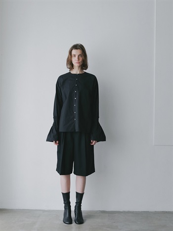 ウールハーフパンツ(00ブラック-１)