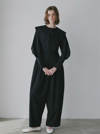 Ｔ／Ｗポプリンオールインワン(00ブラック-２)