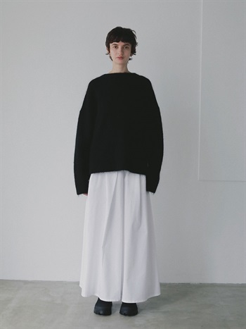 オックスフレアスカート(01オフホワイト-２)