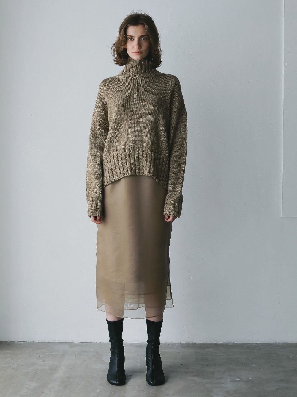 マットオーガンジースカート