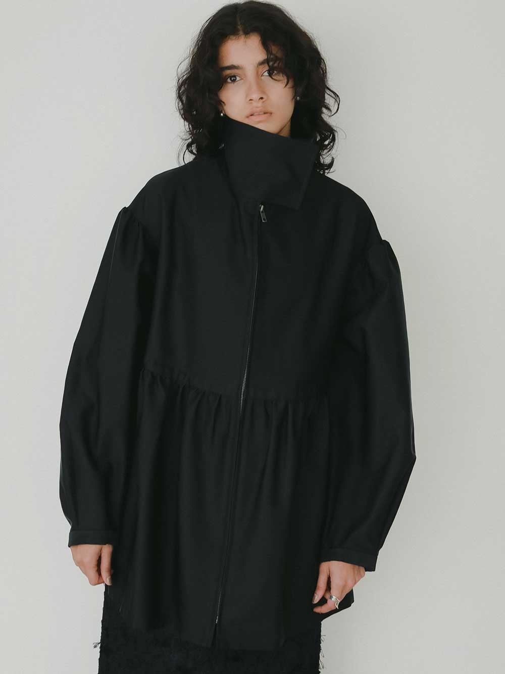 ＜2月12日（木）販売開始＞ペプラムギャザーハーフコート