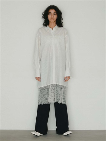 ＜2月5日（木）販売開始＞レースコンビシャツワンピース