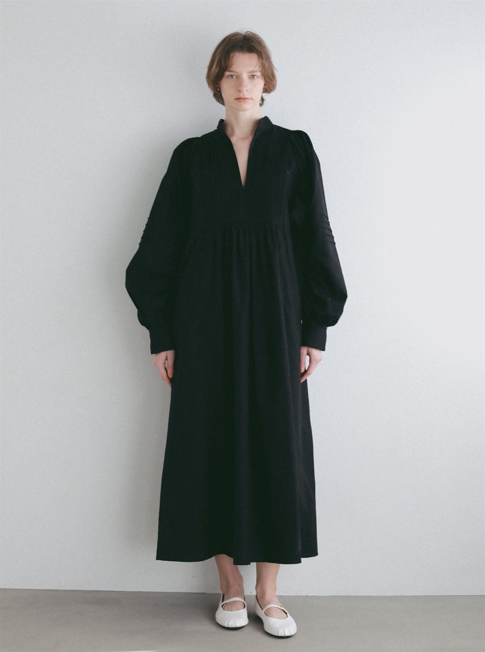 ＜2月下旬発送予定 ＞Li/Cピンタックドレス [Preorder]