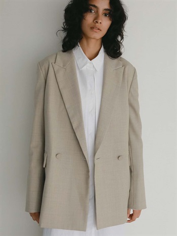 ＜2月中旬お届け＞リラクシーダブルジャケット [Preorder](82ベージュ-フリー)