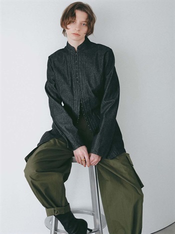 ＜3月12日（木）販売開始＞スタンドカラーデニムジャケット