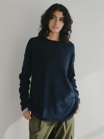 ＜2月19日（木）販売開始＞Ｃ／Ｃａニットプルオーバー(70ネイビー-フリー)