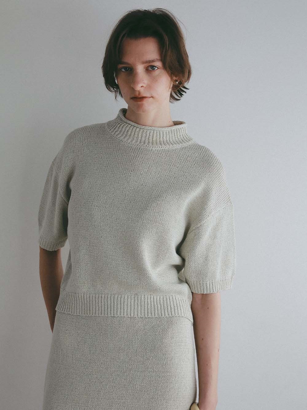 ＜3月19日（木）販売開始＞コットンニットプルオーバー(12ライトグレー-フリー)