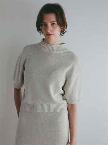 ＜3月19日（木）販売開始＞コットンニットプルオーバー(12ライトグレー-フリー)
