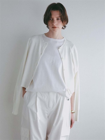 ＜3月5日（木）販売開始＞ショートカーディガン(01オフホワイト-フリー)