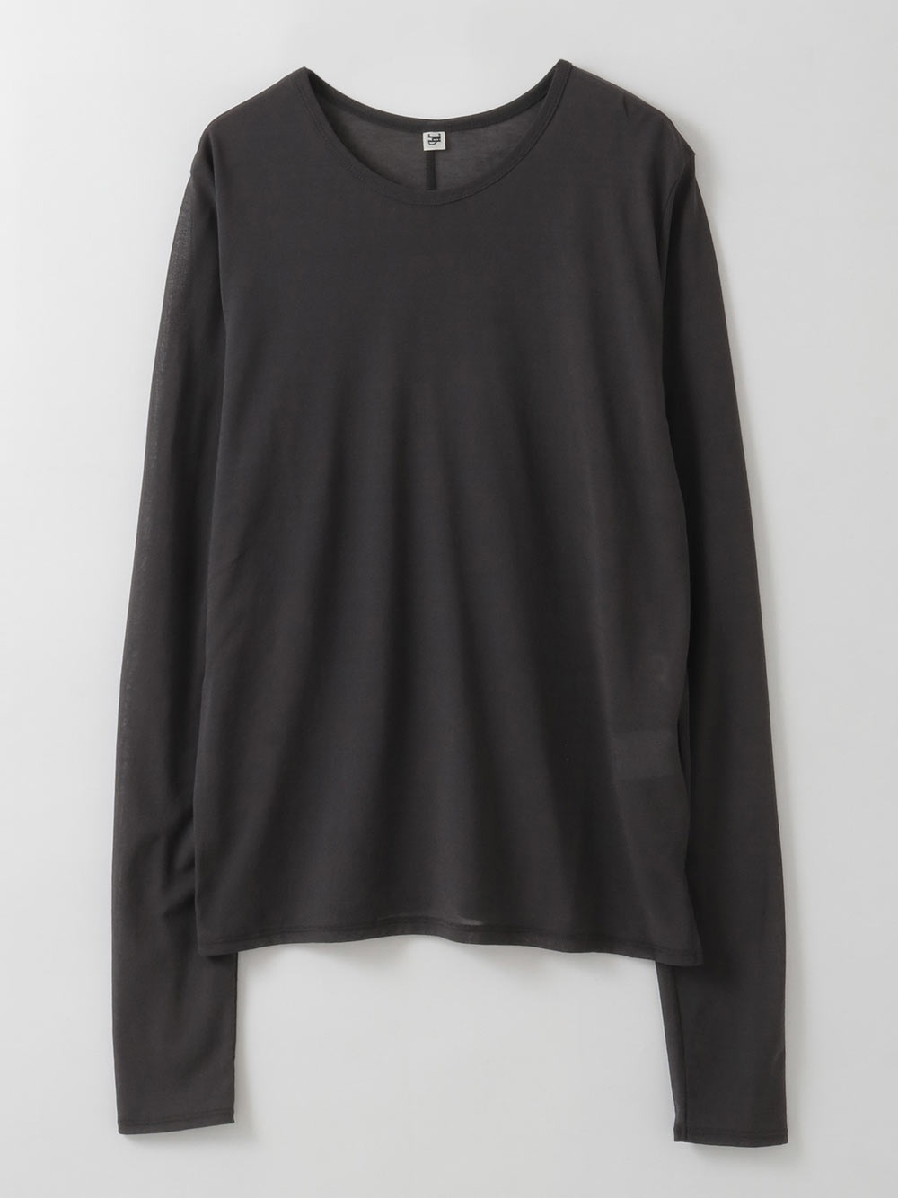 ＜1月29日（木）販売開始＞シアーカットソー(10チャコールグレー-フリー)