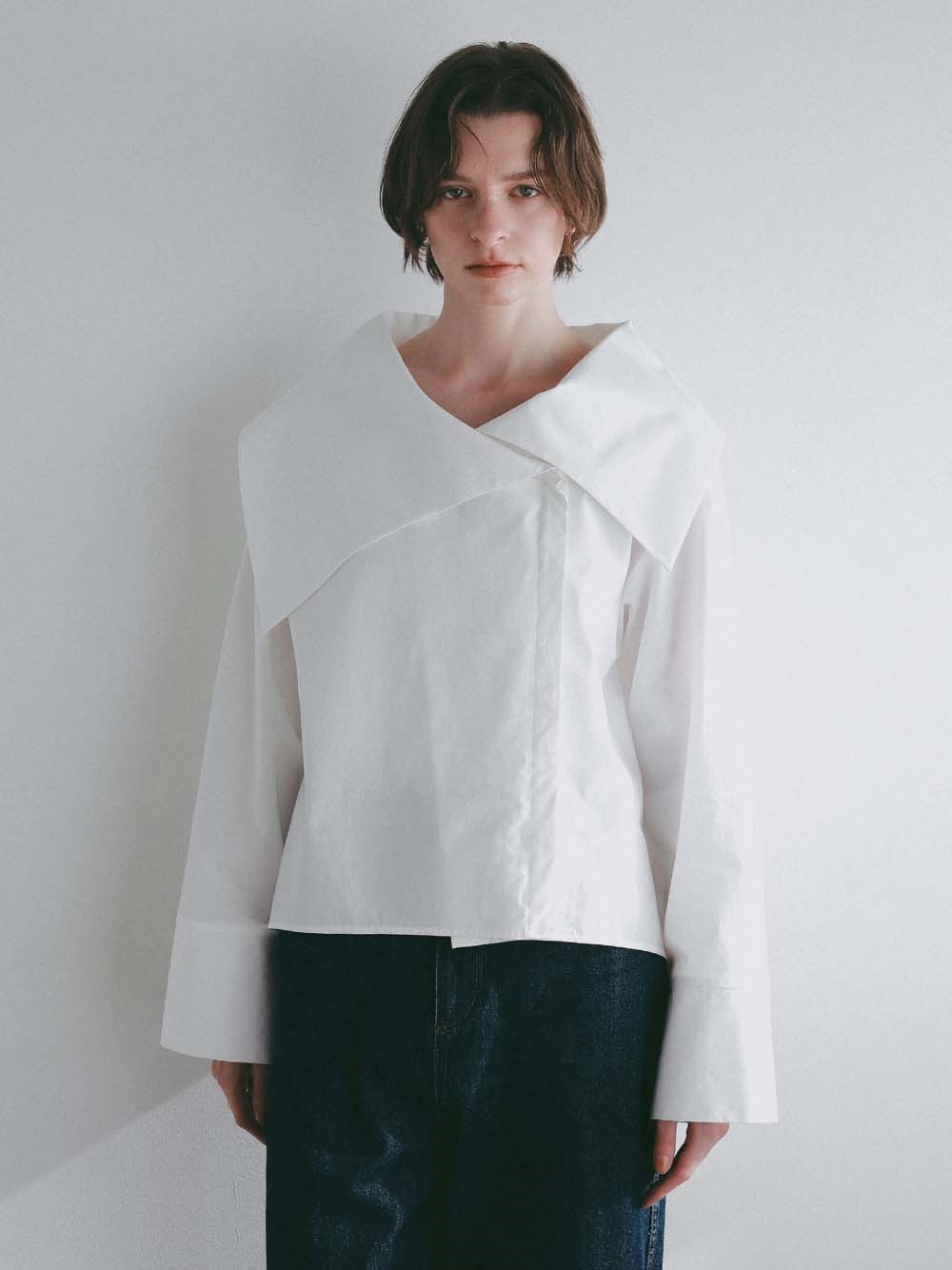 ＜3月12日（木）販売開始＞アシメカラーデザインブラウス