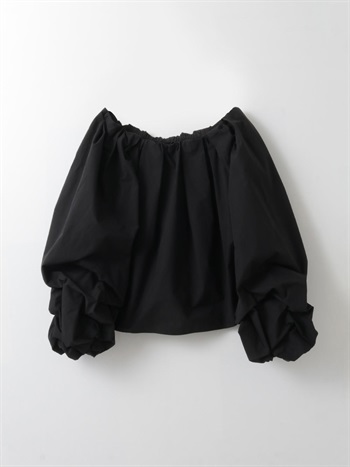 ボリュームスリーブオフショルブラウス [Preorder](00ブラック-フリー)