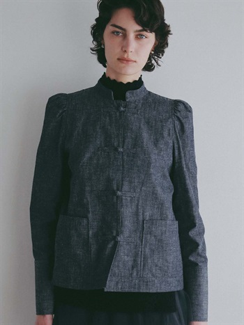 コットンリネンチャイナブラウス [Preorder]