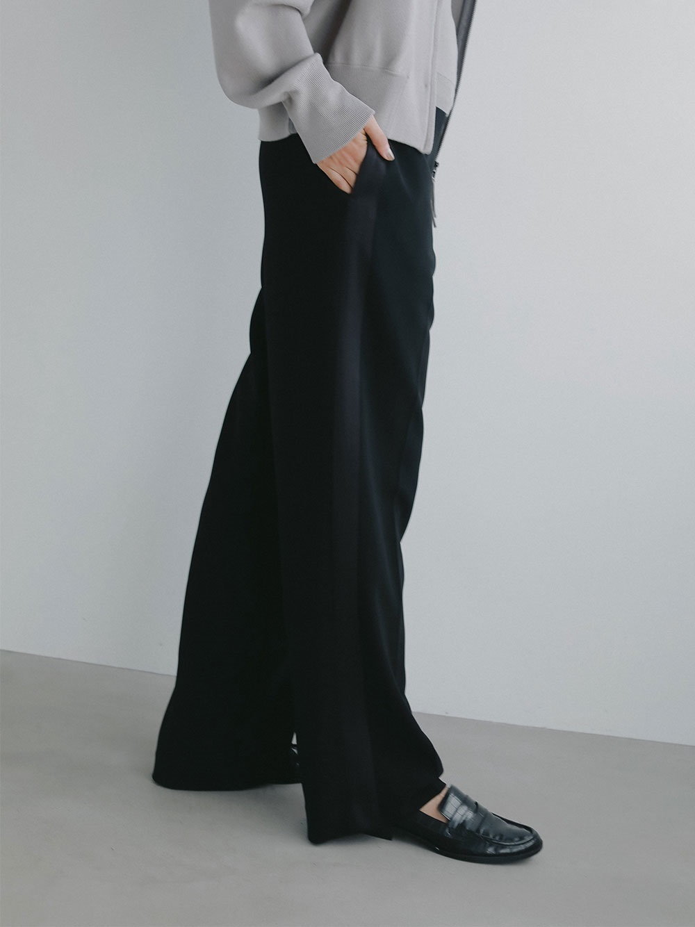 <1月下旬お届け>サイドラインパンツ [Preorder](00ブラック-１)