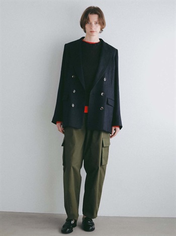 ＜3月26日（木）販売開始＞フォルムカーゴパンツ(63カーキ-１)