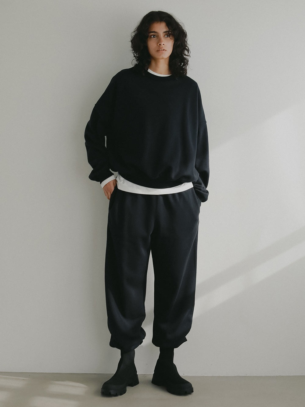  ＜1月15日（木）販売開始＞コットンスウェットパンツ(00ブラック-１)