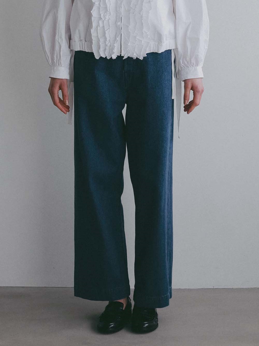 ＜3月12日（木）販売開始＞ルーズストレートデニム(73インディゴ-１)