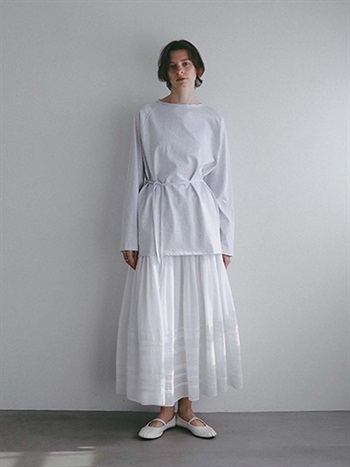 タックティアードスカート [Preorder](01オフホワイト-フリー)