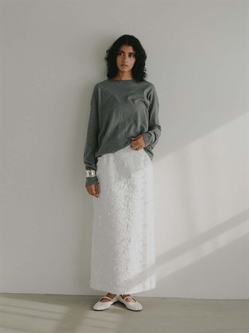  ＜1月15日（木）販売開始＞カットジャカードタイトスカート