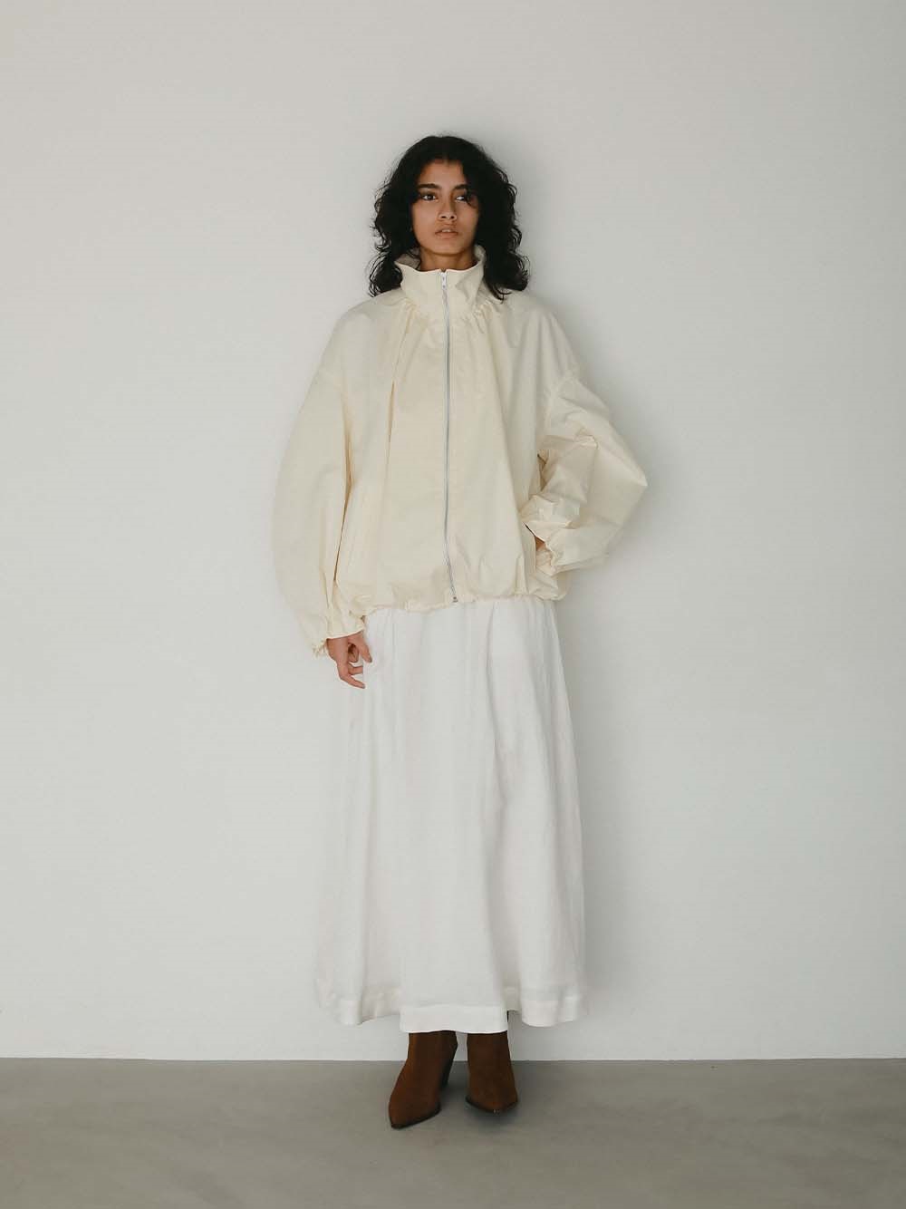 ＜2月19日（木）販売開始＞VIS/LIフレアスカート(01オフホワイト-１)