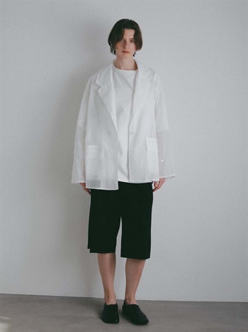 <予約>オーガンジーシアージャケット(01オフホワイト-フリー-[Preorder] 4月下旬頃のお届け)