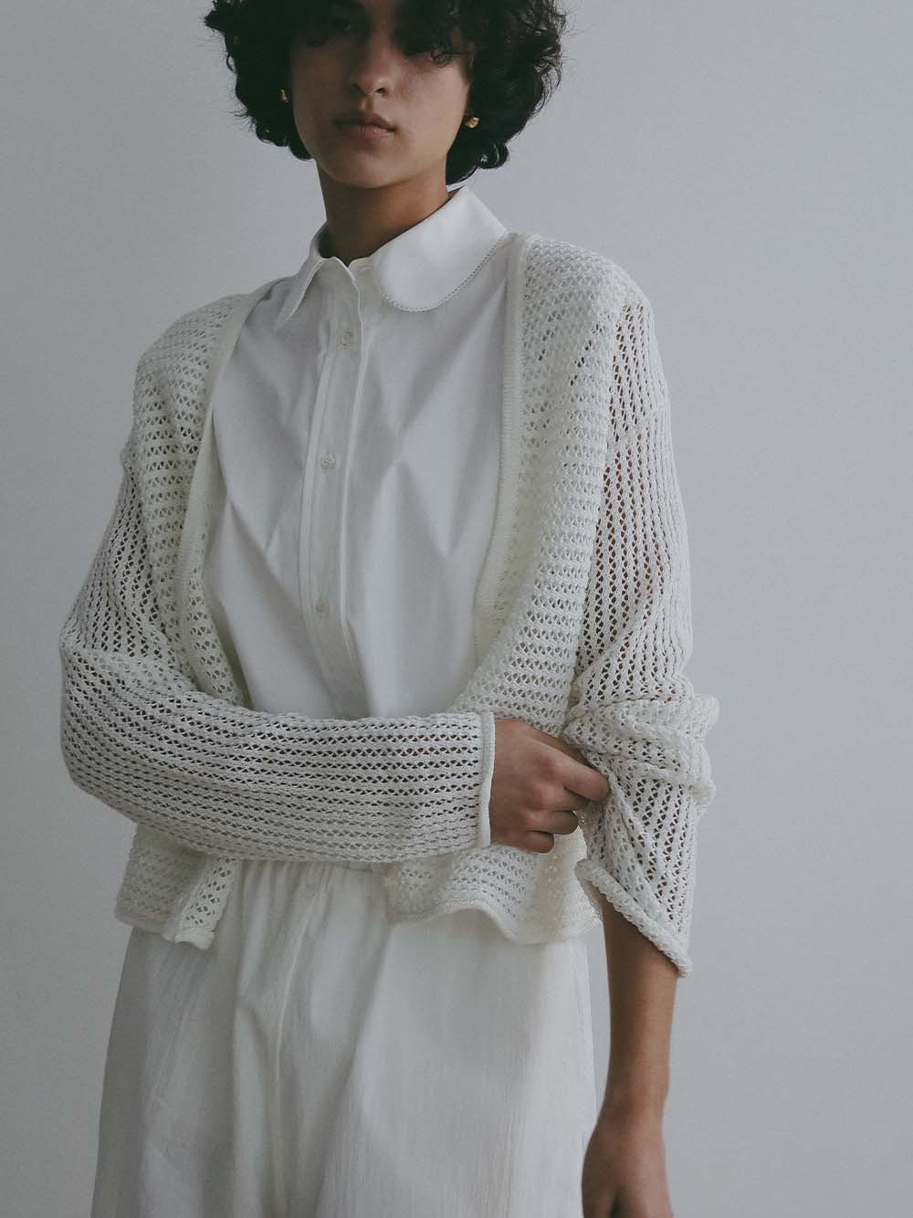 ＜4月23日（木）販売開始＞メッシュニットカーディガン