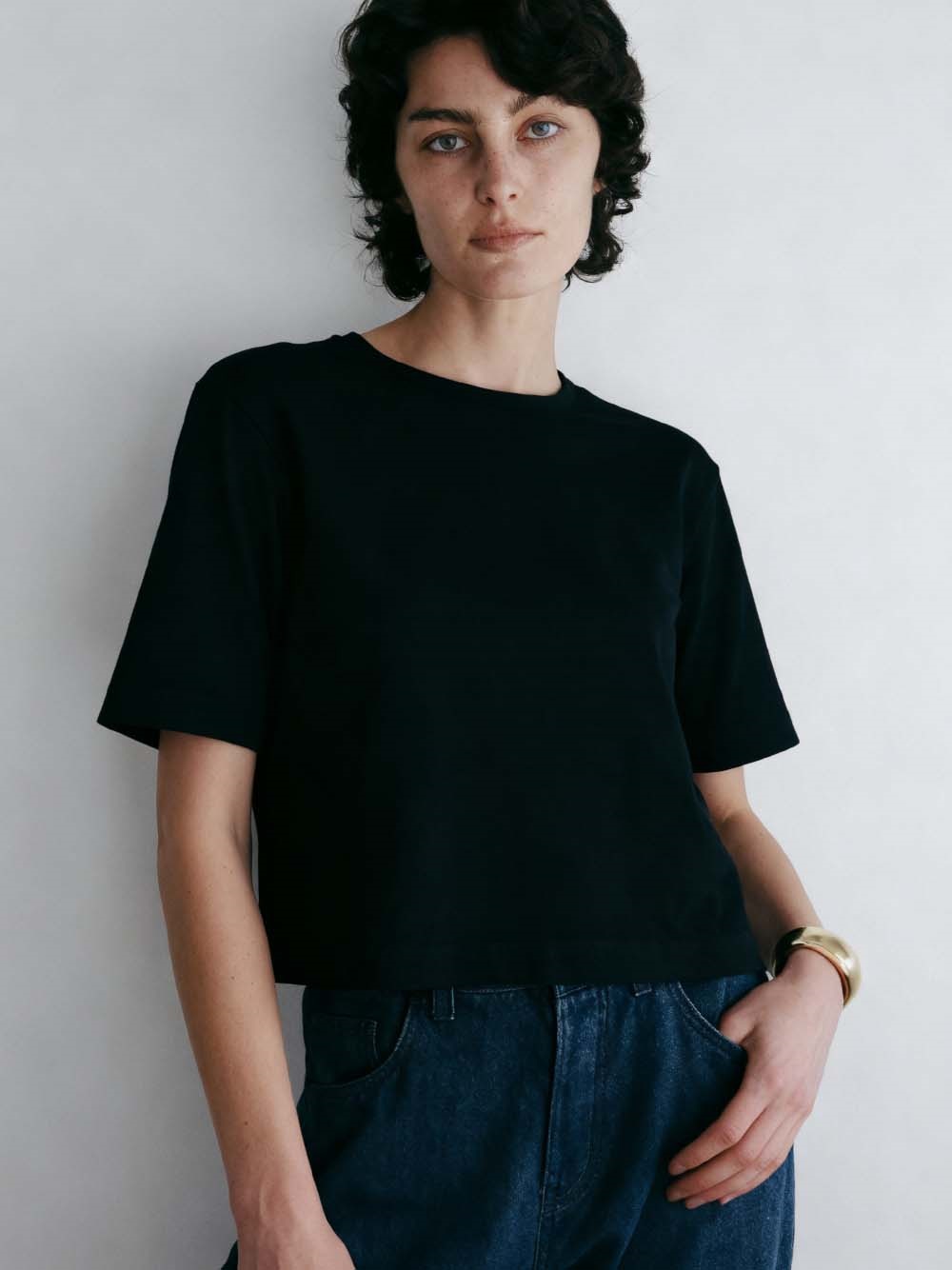 ＜5月7日（木）販売開始＞コンパクトTシャツ(00ブラック-フリー)