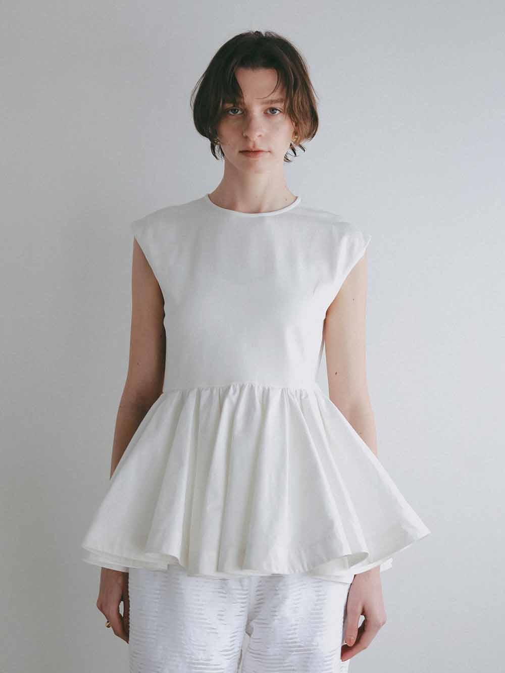 ボリュームペプラムカットソー [Preorder]