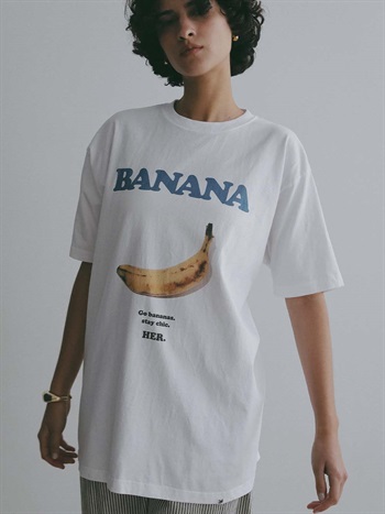 ＜4月23日（木）販売開始＞BANANA T-shirt(01オフホワイト-ＸＬ)