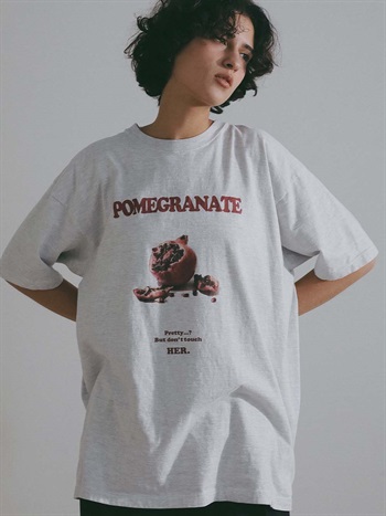 ＜4月23日（木）販売開始＞POMEGRANATE T-shirt(11グレー-ＸＬ)
