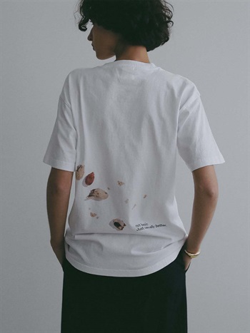 ＜4月23日（木）販売開始＞PEANUTS BACK T-shirt(01オフホワイト-フリー)