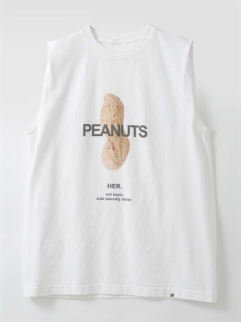 ＜4月23日（木）販売開始＞PEANUTS TANK(01オフホワイト-フリー)