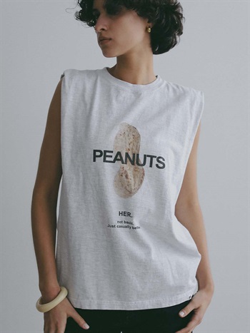 ＜4月23日（木）販売開始＞PEANUTS TANK(11グレー-フリー)