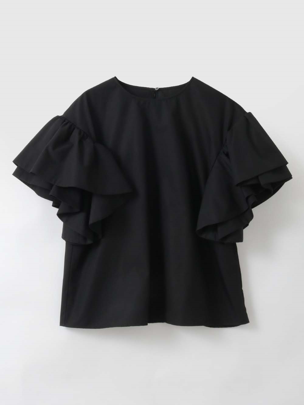 ＜4月23日（木）販売開始＞フレアスリーブブラウス(00ブラック-フリー)