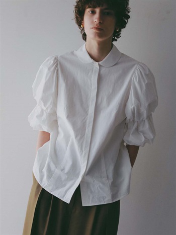 C／Liパフスリーブブラウス [Preorder](02ホワイト-フリー)