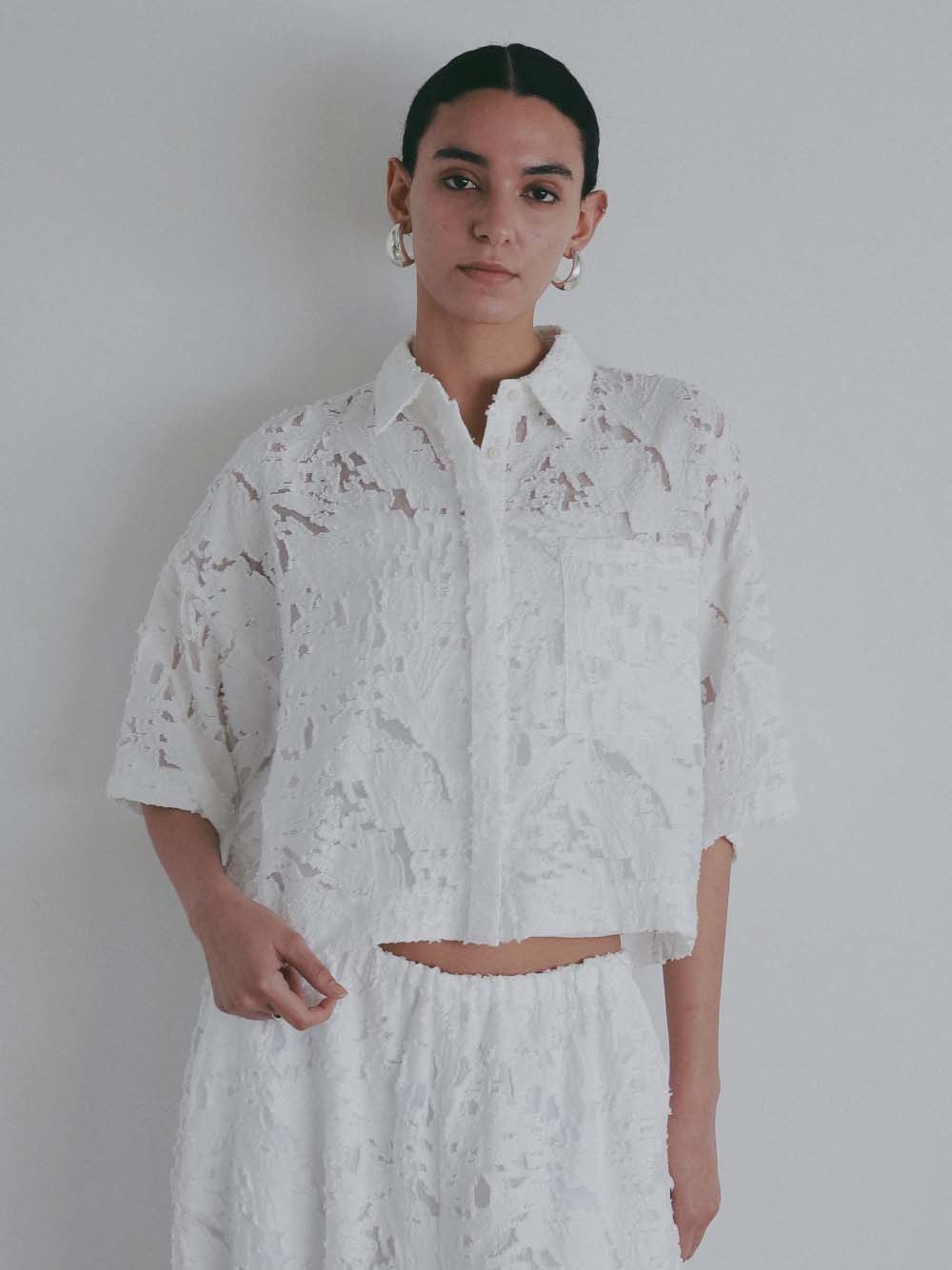 カットジャガードショートシャツ [Preorder]