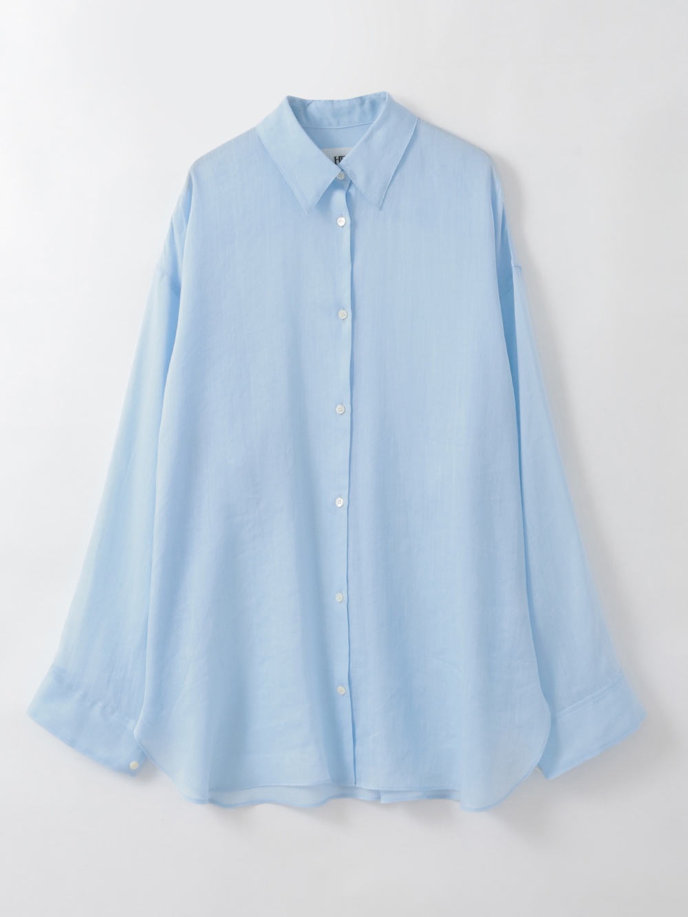 ＜4月30日（木）販売開始＞ラミーテンセルオーバーシャツ(72サックス-フリー)