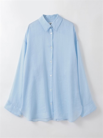 ＜4月30日（木）販売開始＞ラミーテンセルオーバーシャツ(72サックス-フリー)