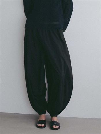＜5月14日（木）販売開始＞コットンナイロンバルーンパンツ(00ブラック-１)