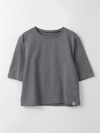 ＜7月30日（木）販売開始＞ハーフスリーブコンパクトＴシャツ(10チャコールグレー-フリー)