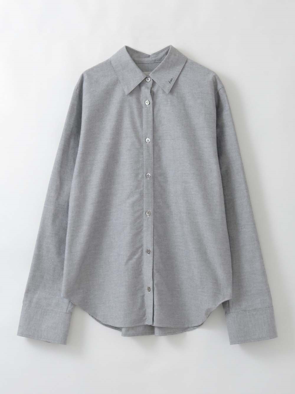 <9月発送予定>HER.designオックスシャツ(11グレー-フリー)