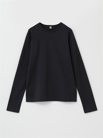 ＜2月12日（木）販売開始＞コットンクルーネックカットソー(10チャコールグレー-フリー)