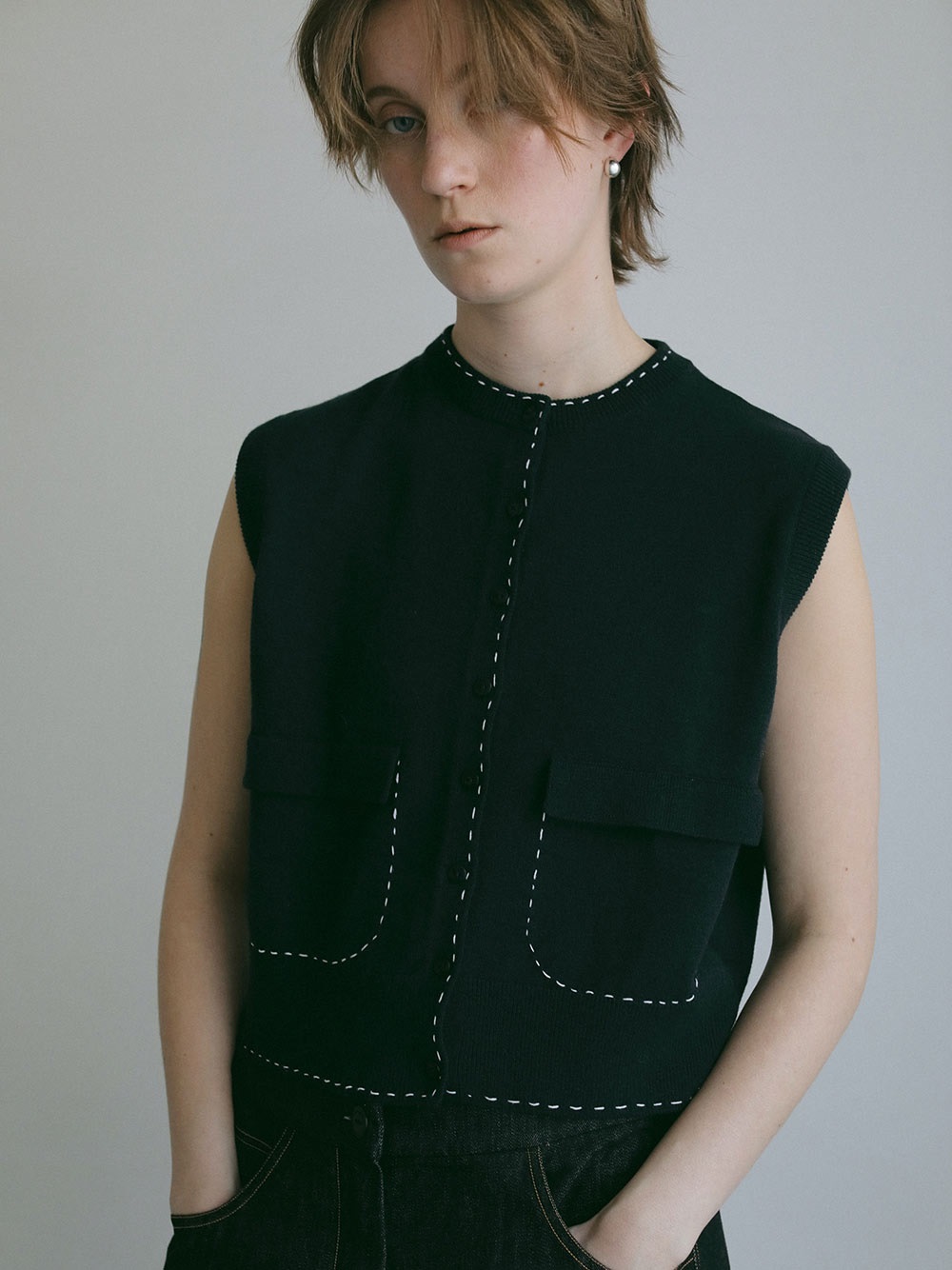 CORDERA STITCHED VEST [Preorder]