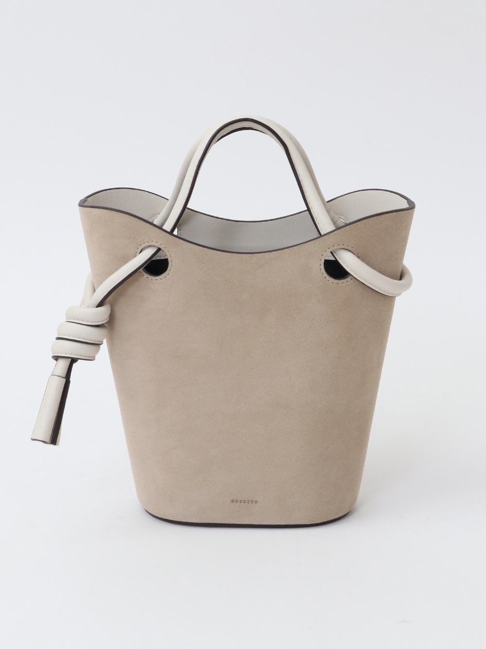 ORSETTO CORDA Suede BAG(82ベージュ-フリー)